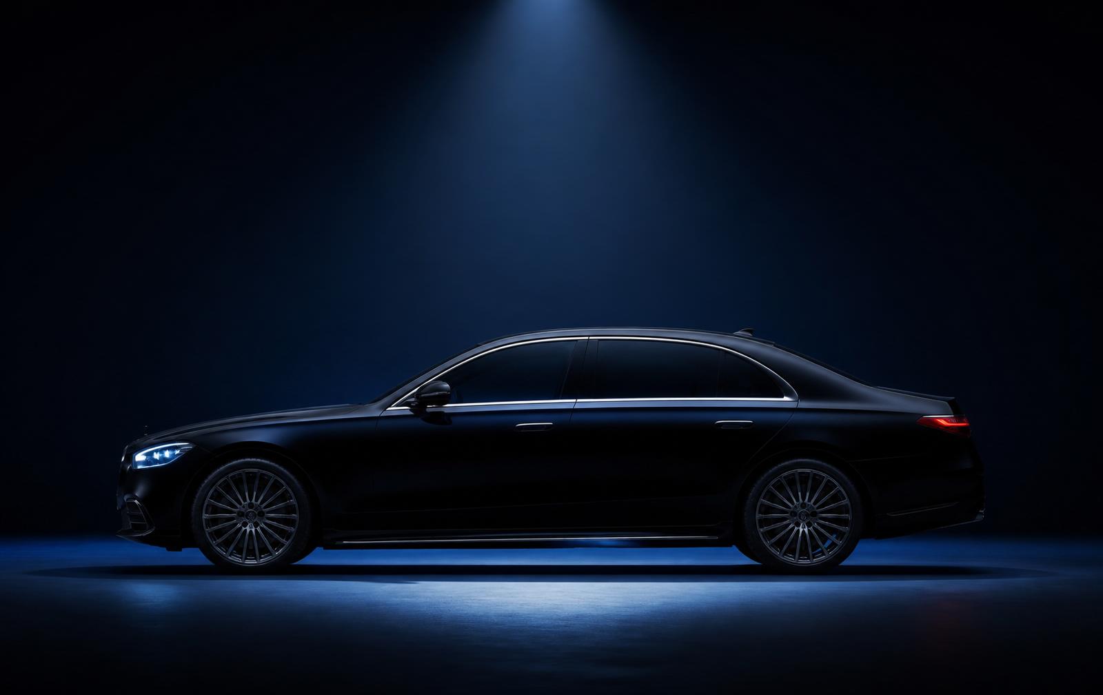 PRO CARS stüdyosunda premium sedan